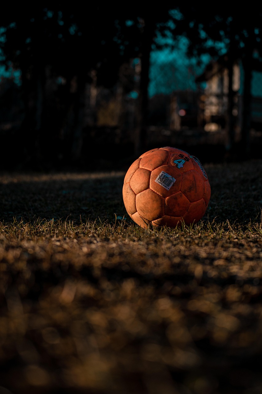ball, sunset, sport, fitness, play, athletic, soccer, nature, football